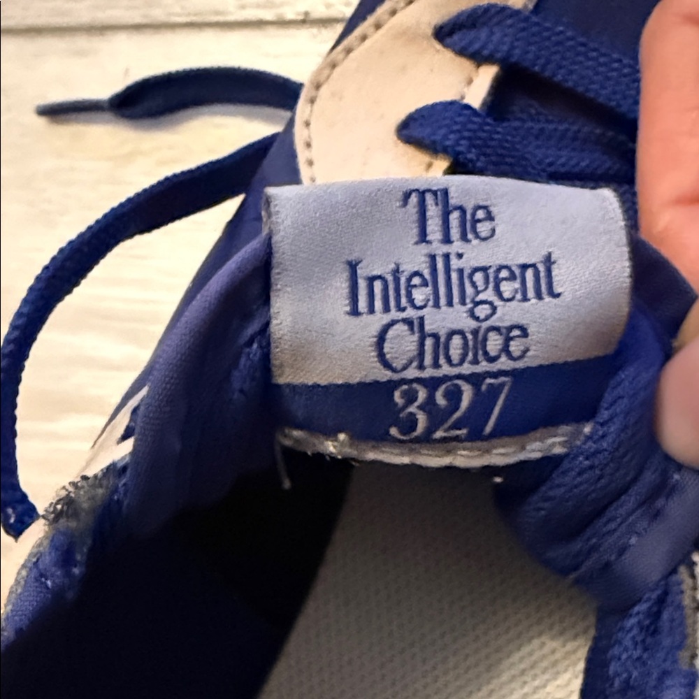 New Balance Men’s Blue and Tan Running Sneakers - Picture 2 of 6